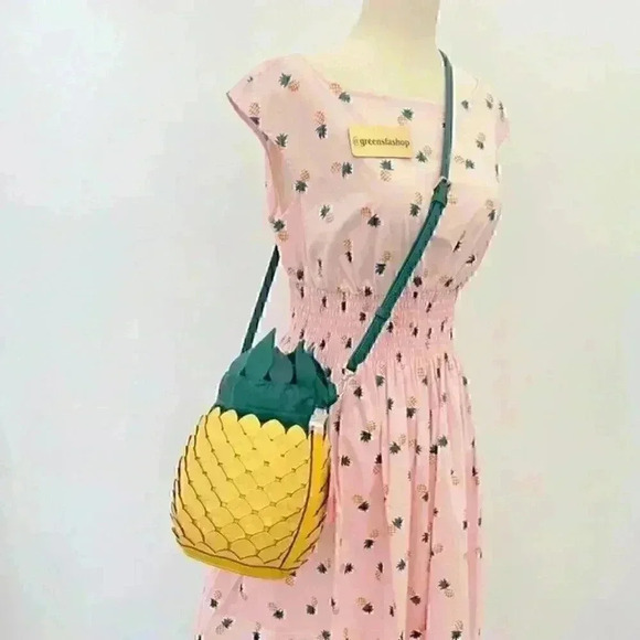 kate spade purse pineapple colada crossbody new - Picture 9 of 10